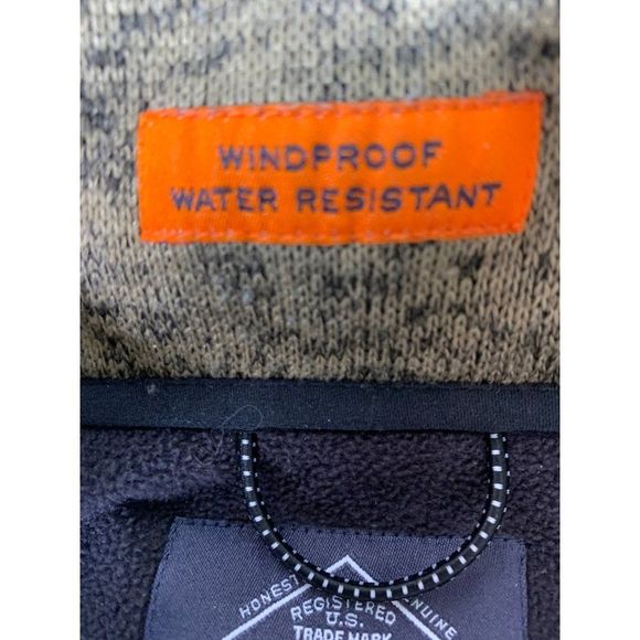 Men’s St. John’s Bay active wear jacket marled zip XL 6170 Performance Wind Rain - Picture 8 of 8